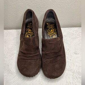 Dansko Women's Brown Suede Shoes - 38